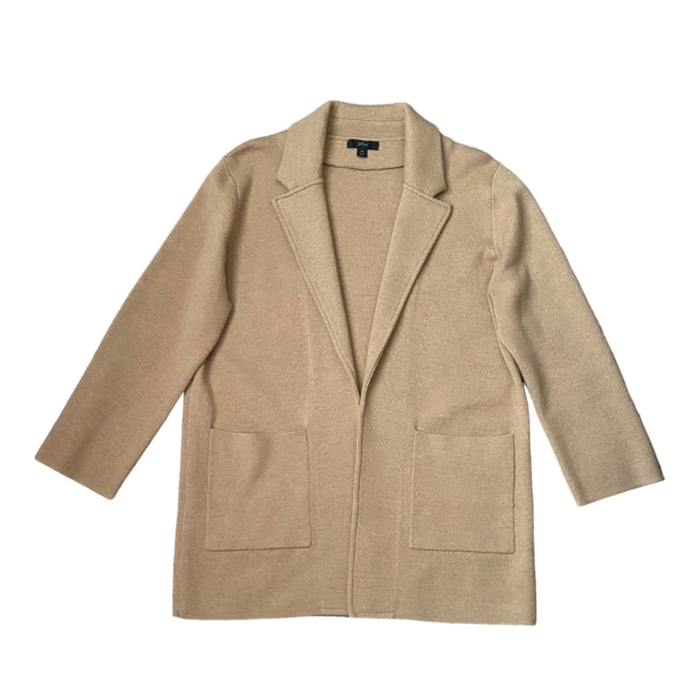 J Crew Sophie open-front sweater-blazer, Size M - Picture 2 of 6